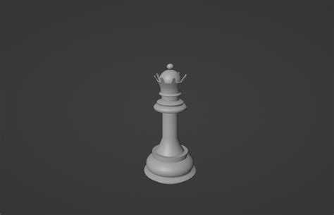 Free STL file Chess piece (queen) ♟️・3D print object to .